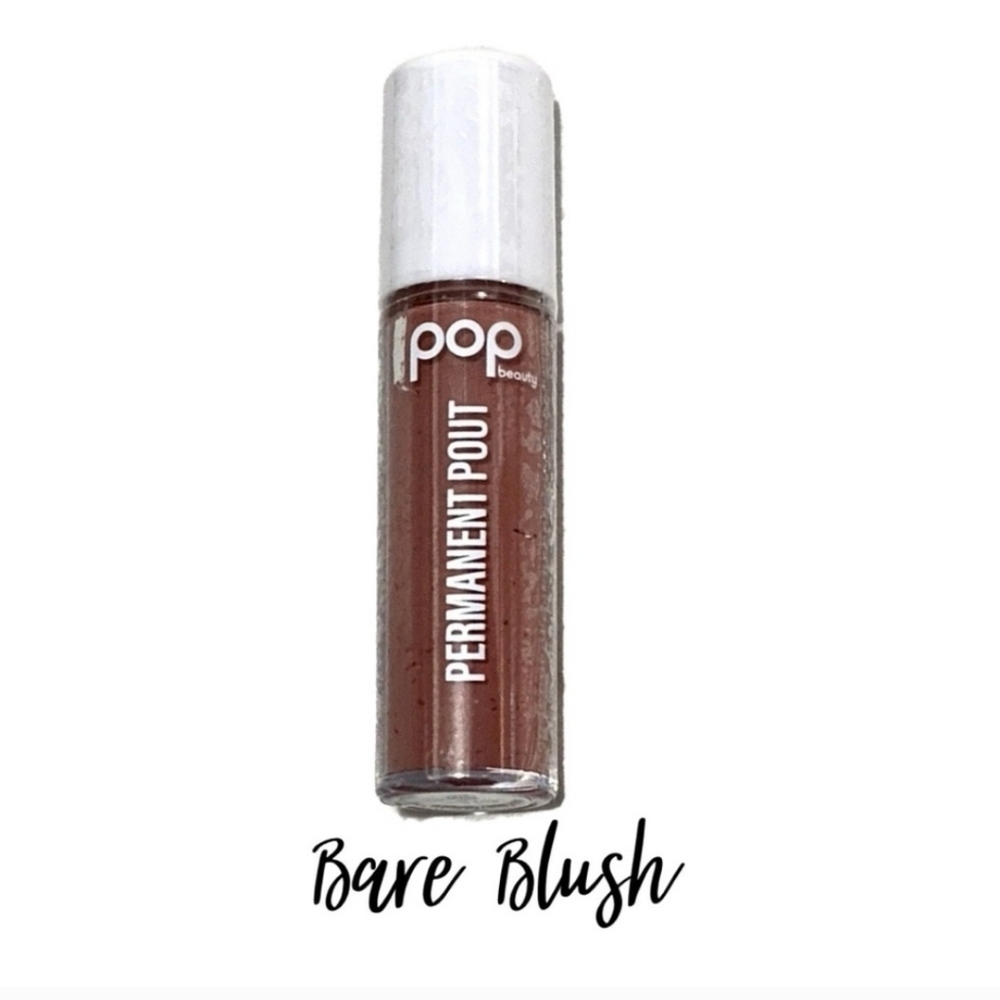 POP Beauty Permanent Pout Lipstick -Bare Blush